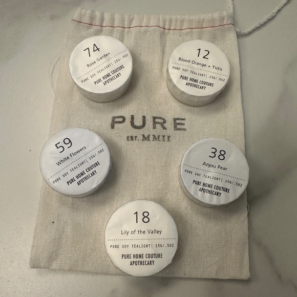 PURE HOME COUTURE - 12 Assorted Scent Tea Lights in Bag - Picture 11 of 12
